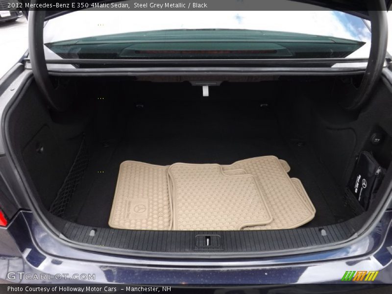 Steel Grey Metallic / Black 2012 Mercedes-Benz E 350 4Matic Sedan