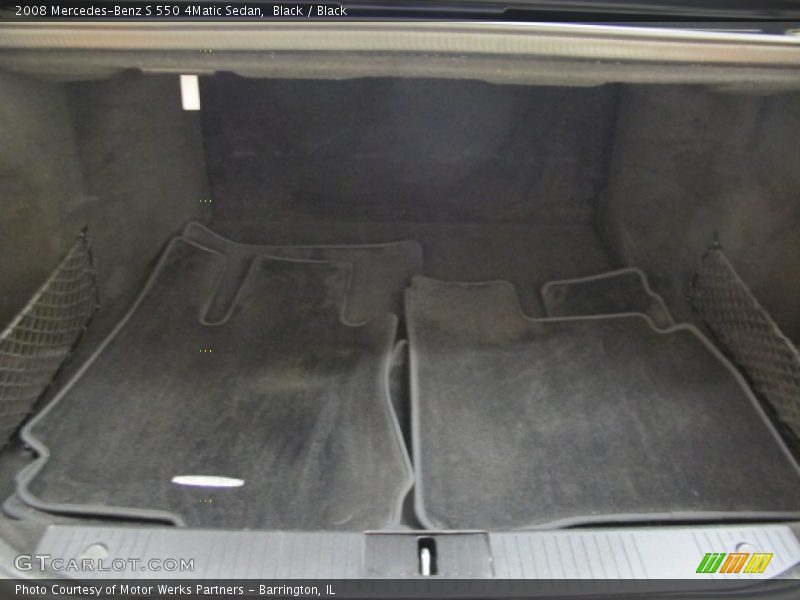 Black / Black 2008 Mercedes-Benz S 550 4Matic Sedan