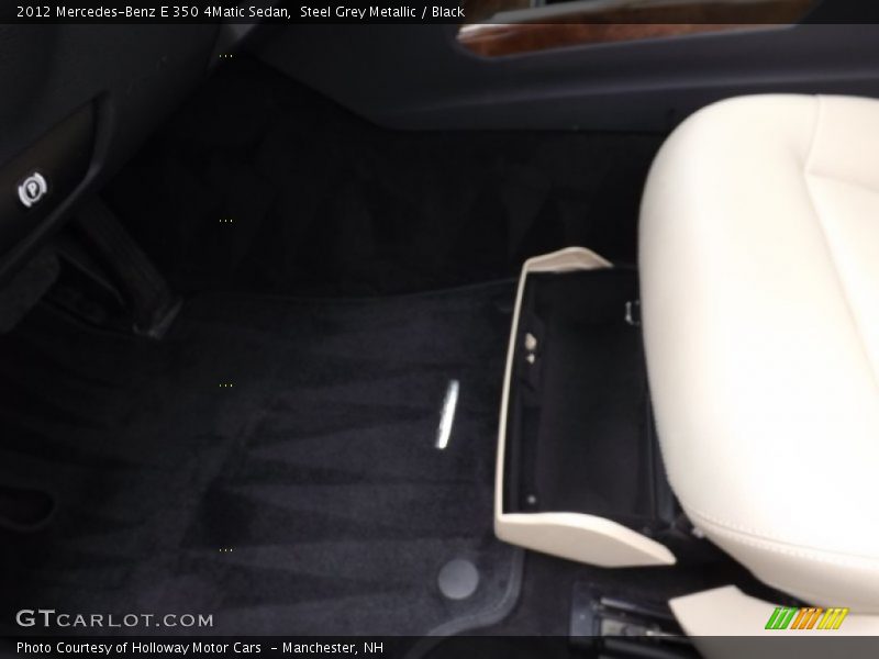 Steel Grey Metallic / Black 2012 Mercedes-Benz E 350 4Matic Sedan