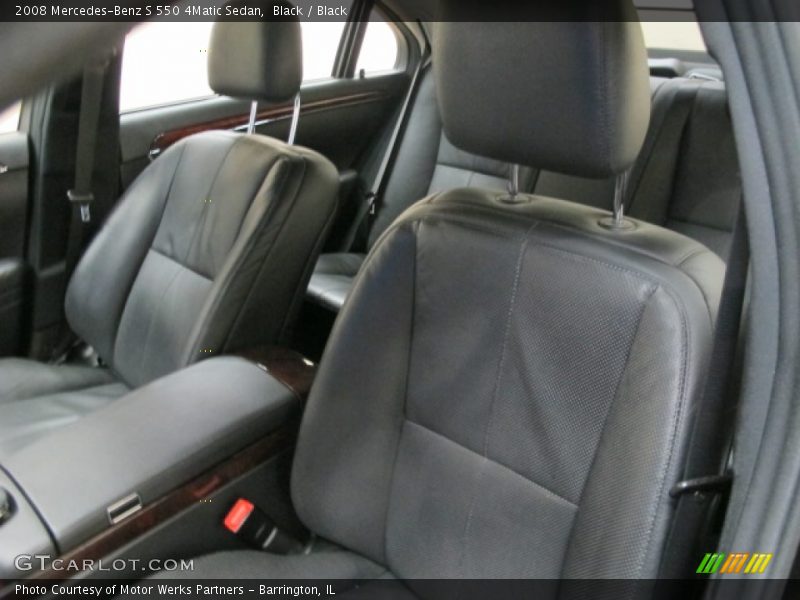 Black / Black 2008 Mercedes-Benz S 550 4Matic Sedan