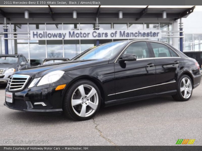 Black / Almond/Black 2011 Mercedes-Benz E 350 4Matic Sedan