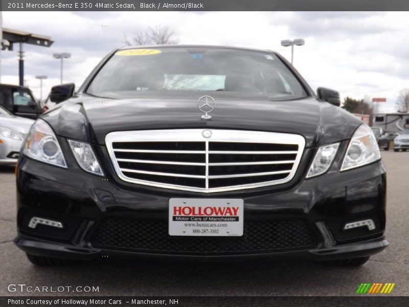 Black / Almond/Black 2011 Mercedes-Benz E 350 4Matic Sedan