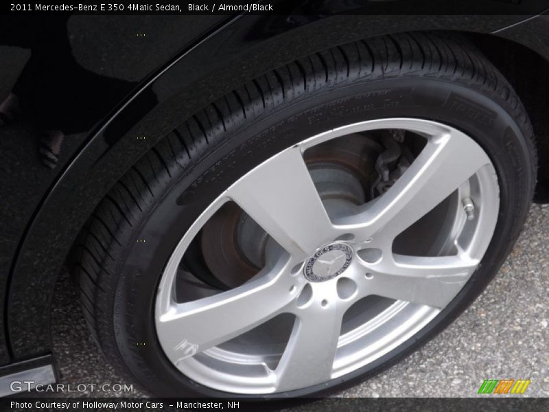 Black / Almond/Black 2011 Mercedes-Benz E 350 4Matic Sedan