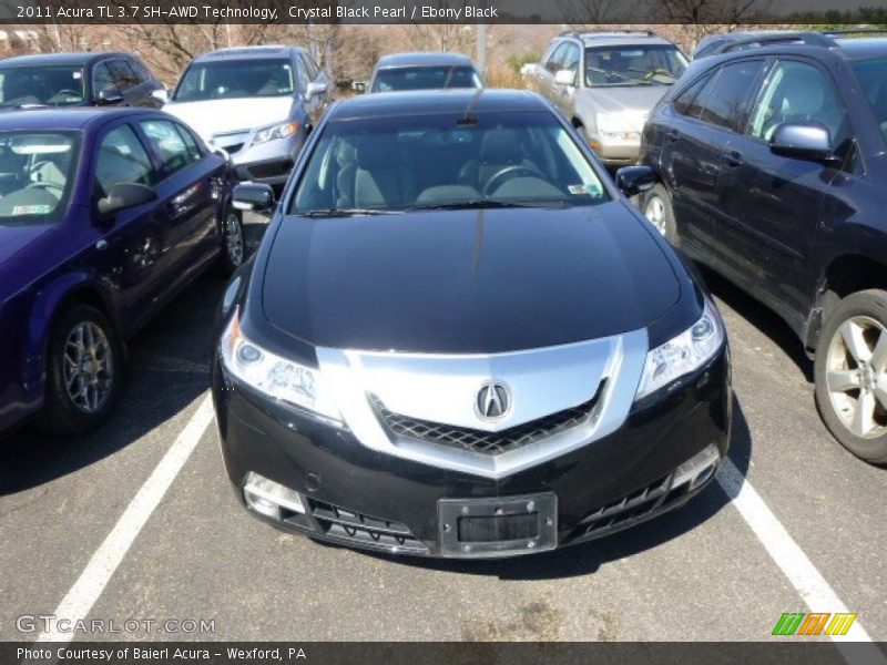 Crystal Black Pearl / Ebony Black 2011 Acura TL 3.7 SH-AWD Technology