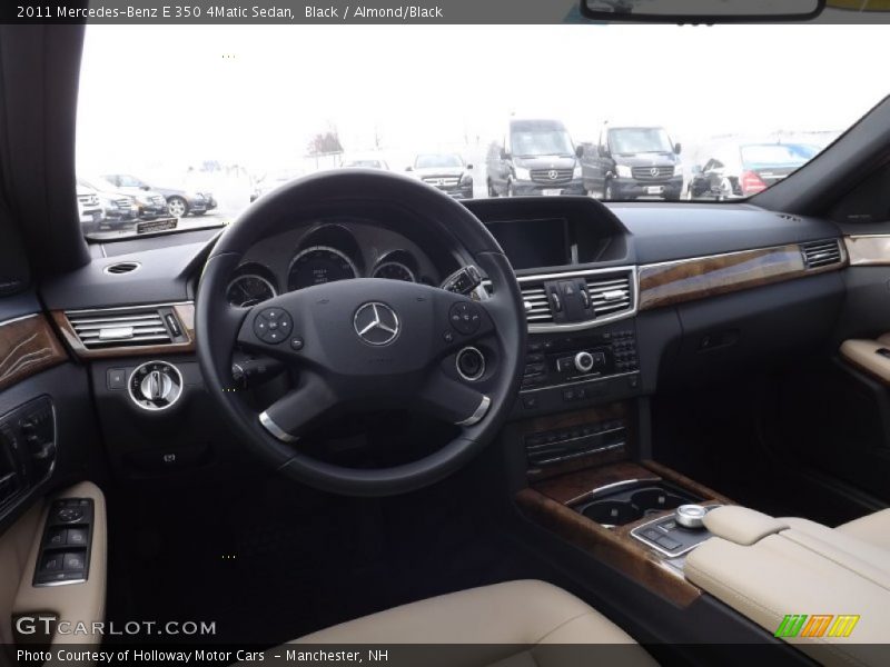 Black / Almond/Black 2011 Mercedes-Benz E 350 4Matic Sedan