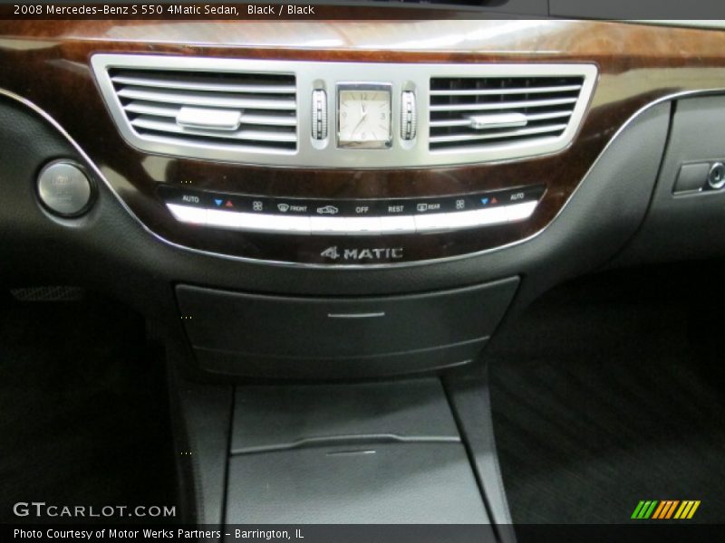 Black / Black 2008 Mercedes-Benz S 550 4Matic Sedan