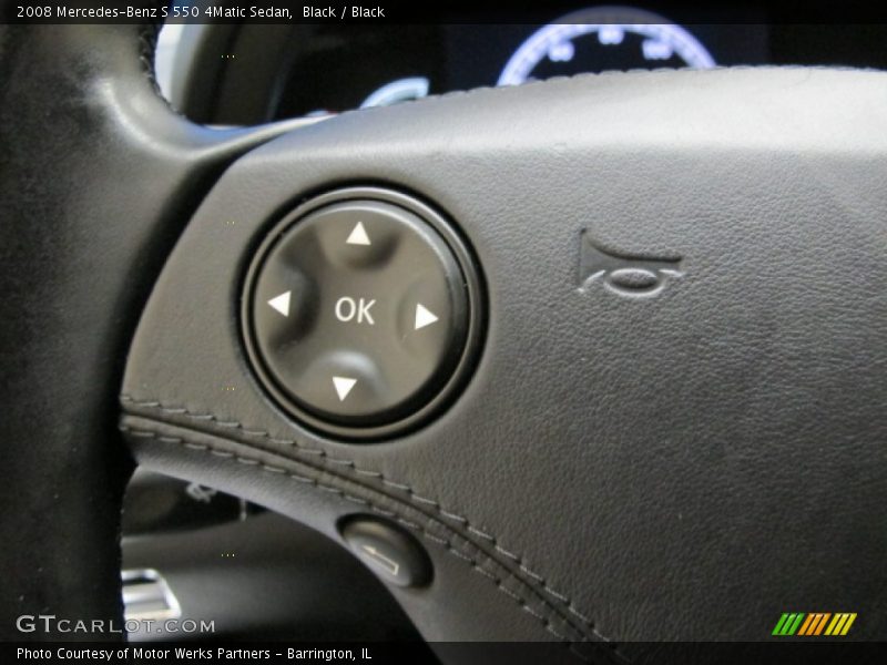 Black / Black 2008 Mercedes-Benz S 550 4Matic Sedan