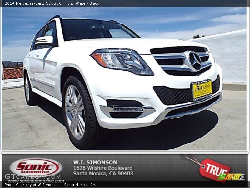 Polar White / Black 2014 Mercedes-Benz GLK 350