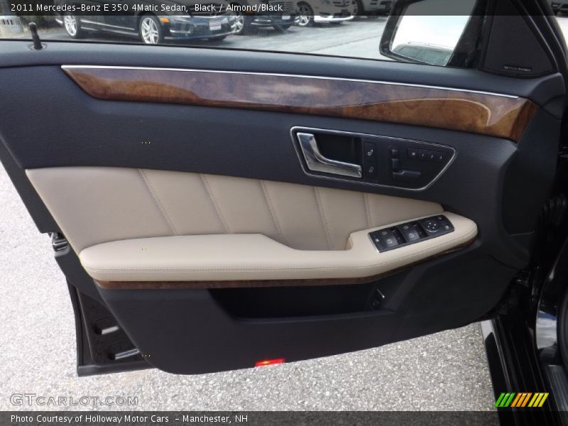 Black / Almond/Black 2011 Mercedes-Benz E 350 4Matic Sedan
