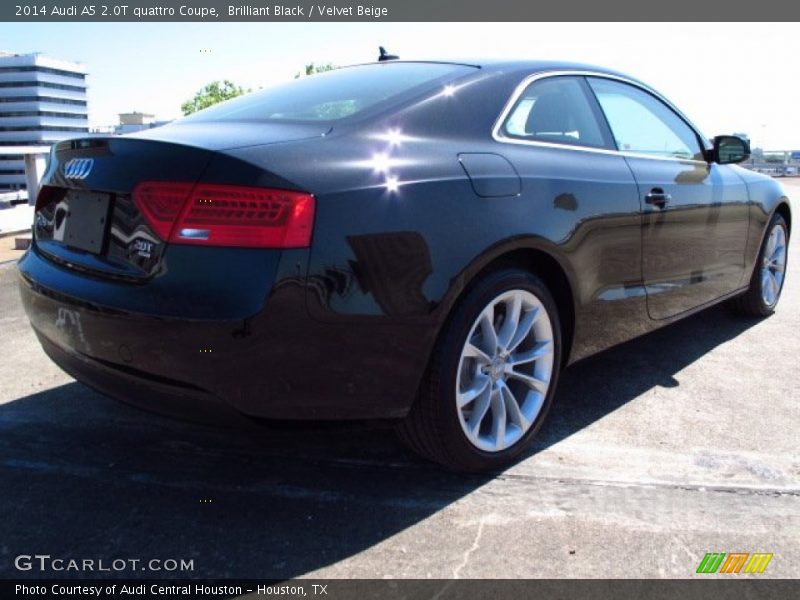 Brilliant Black / Velvet Beige 2014 Audi A5 2.0T quattro Coupe