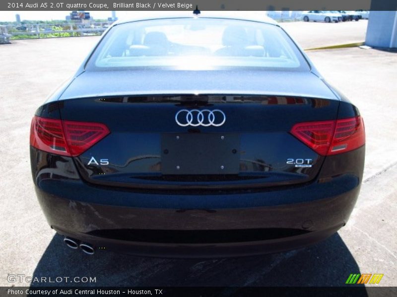 Brilliant Black / Velvet Beige 2014 Audi A5 2.0T quattro Coupe