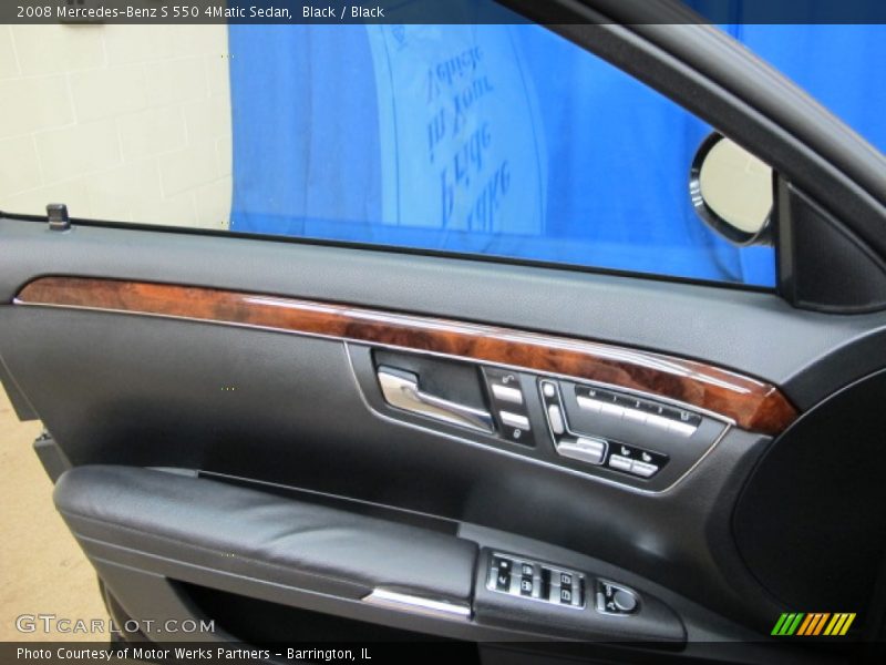 Black / Black 2008 Mercedes-Benz S 550 4Matic Sedan