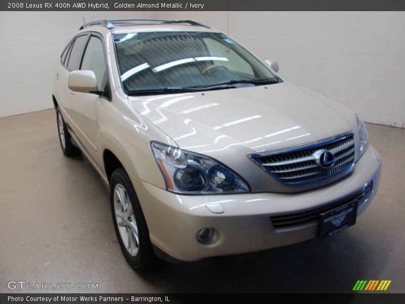 Golden Almond Metallic / Ivory 2008 Lexus RX 400h AWD Hybrid