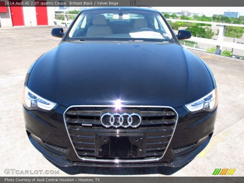 Brilliant Black / Velvet Beige 2014 Audi A5 2.0T quattro Coupe