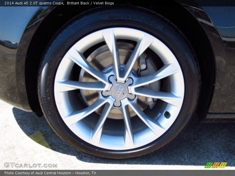 Brilliant Black / Velvet Beige 2014 Audi A5 2.0T quattro Coupe