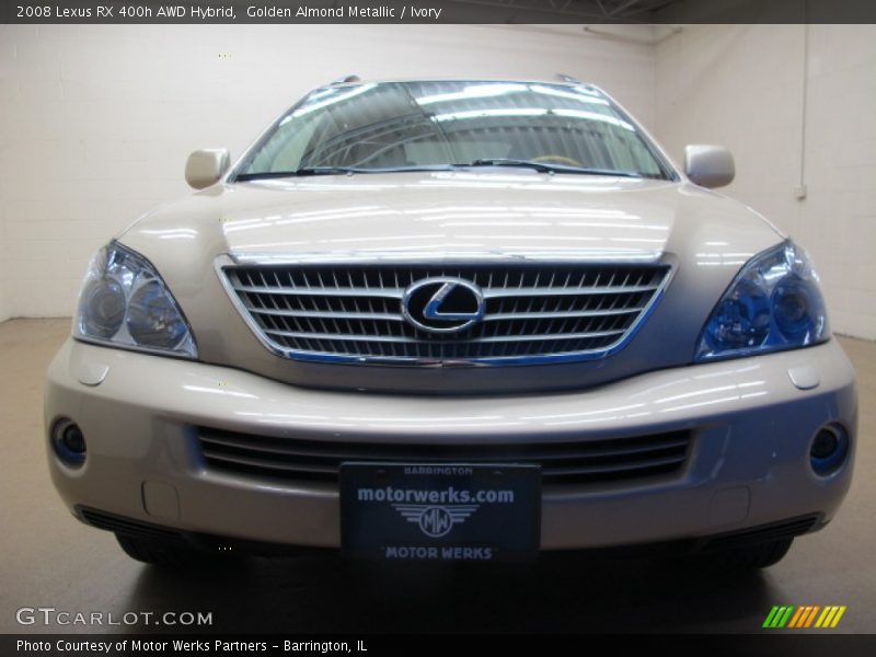 Golden Almond Metallic / Ivory 2008 Lexus RX 400h AWD Hybrid