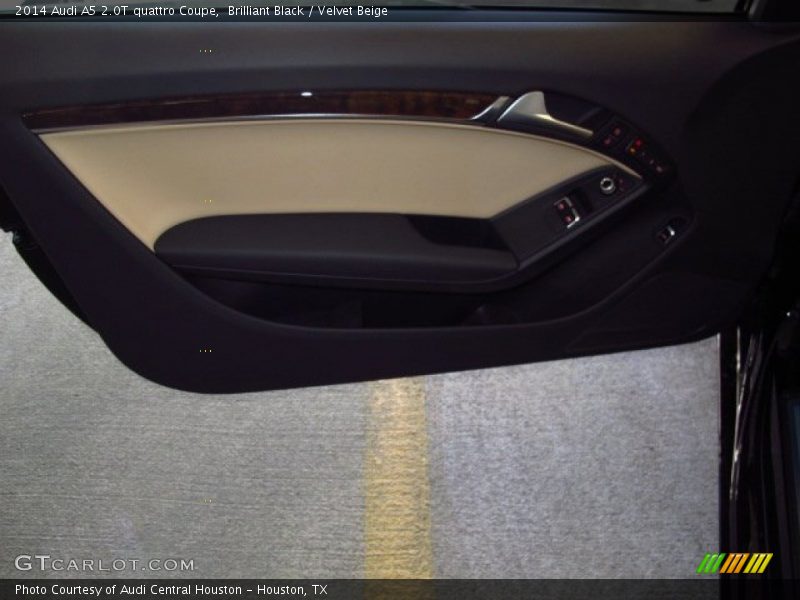 Brilliant Black / Velvet Beige 2014 Audi A5 2.0T quattro Coupe