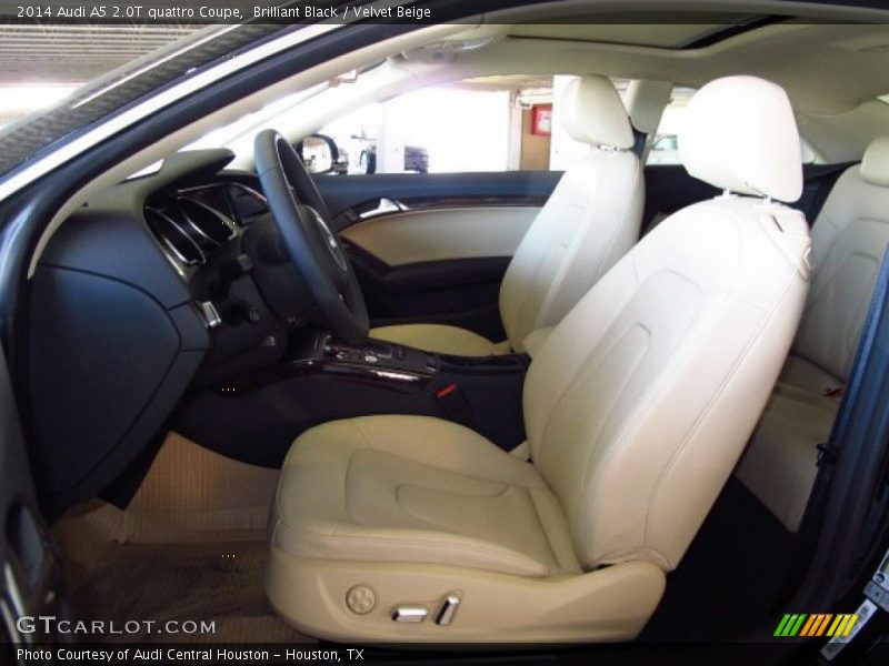 Brilliant Black / Velvet Beige 2014 Audi A5 2.0T quattro Coupe