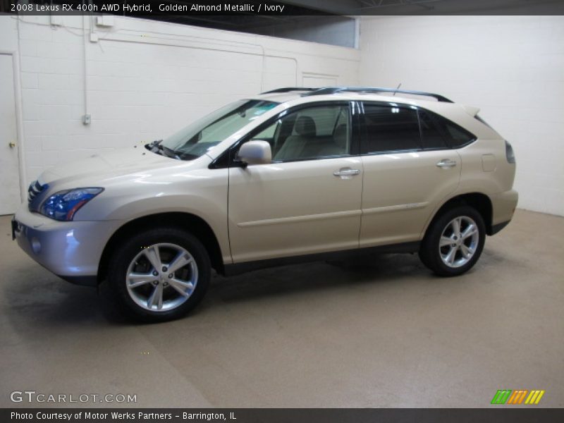 Golden Almond Metallic / Ivory 2008 Lexus RX 400h AWD Hybrid