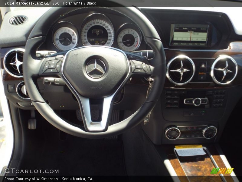 Polar White / Black 2014 Mercedes-Benz GLK 350