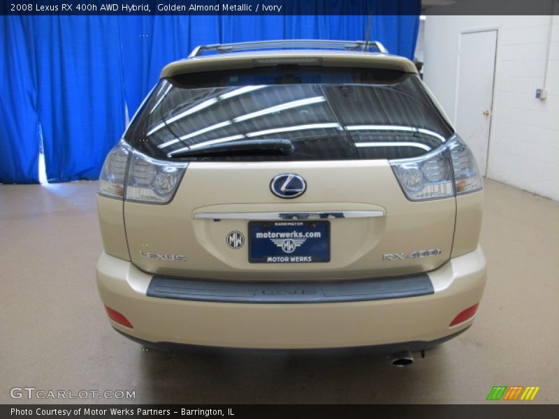 Golden Almond Metallic / Ivory 2008 Lexus RX 400h AWD Hybrid