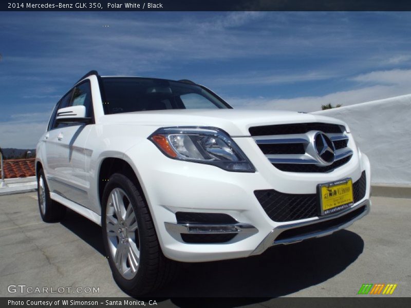 Polar White / Black 2014 Mercedes-Benz GLK 350