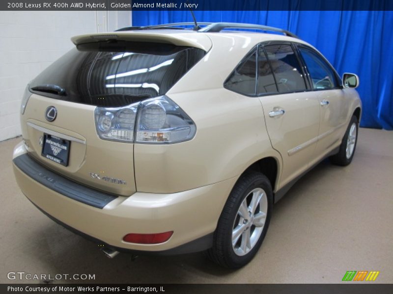 Golden Almond Metallic / Ivory 2008 Lexus RX 400h AWD Hybrid