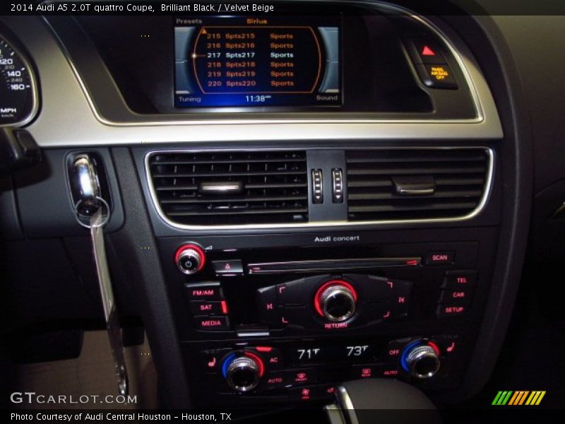 Brilliant Black / Velvet Beige 2014 Audi A5 2.0T quattro Coupe