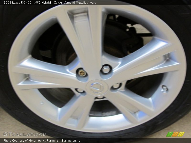 Golden Almond Metallic / Ivory 2008 Lexus RX 400h AWD Hybrid