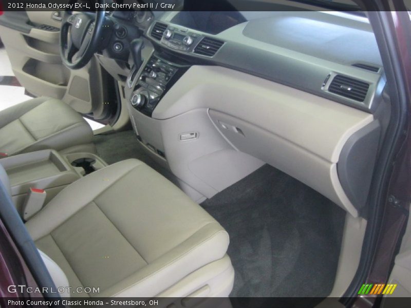 Dark Cherry Pearl II / Gray 2012 Honda Odyssey EX-L