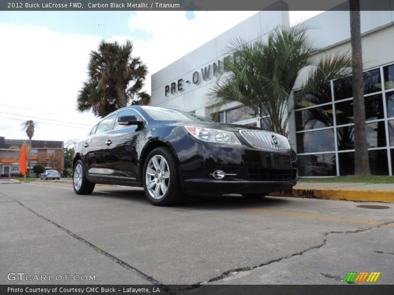 Carbon Black Metallic / Titanium 2012 Buick LaCrosse FWD