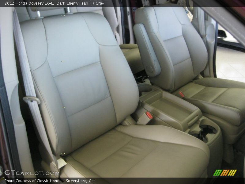 Dark Cherry Pearl II / Gray 2012 Honda Odyssey EX-L