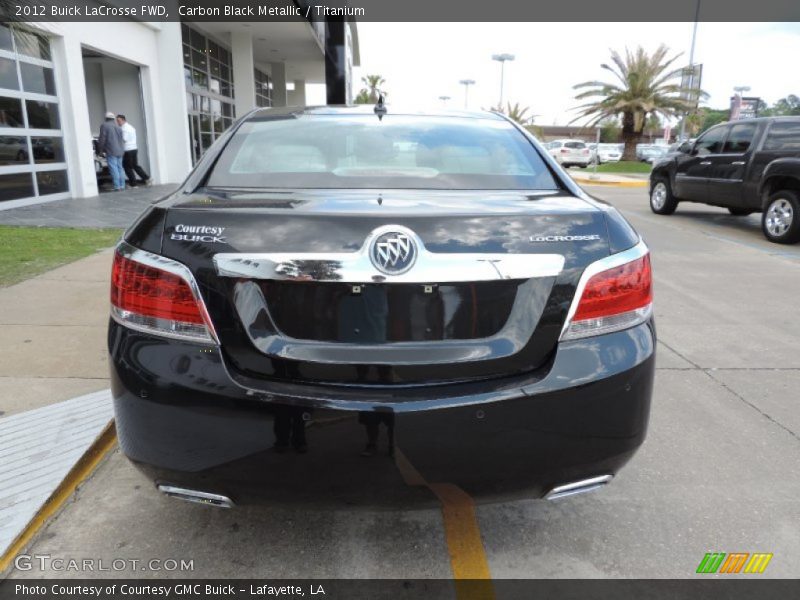 Carbon Black Metallic / Titanium 2012 Buick LaCrosse FWD