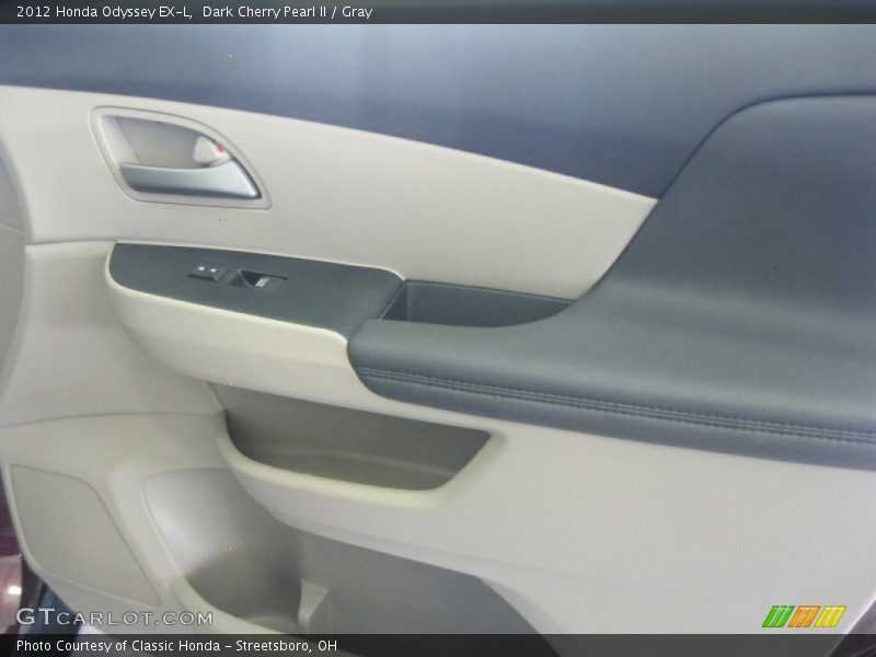 Dark Cherry Pearl II / Gray 2012 Honda Odyssey EX-L