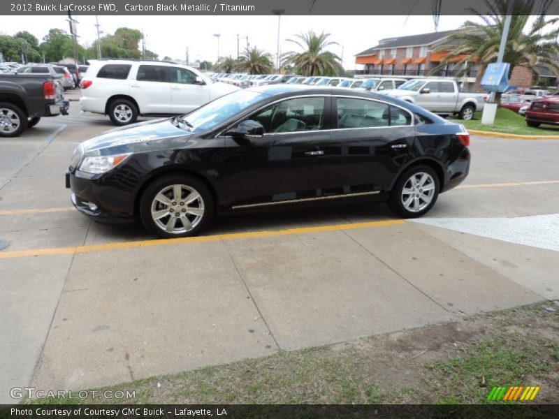 Carbon Black Metallic / Titanium 2012 Buick LaCrosse FWD