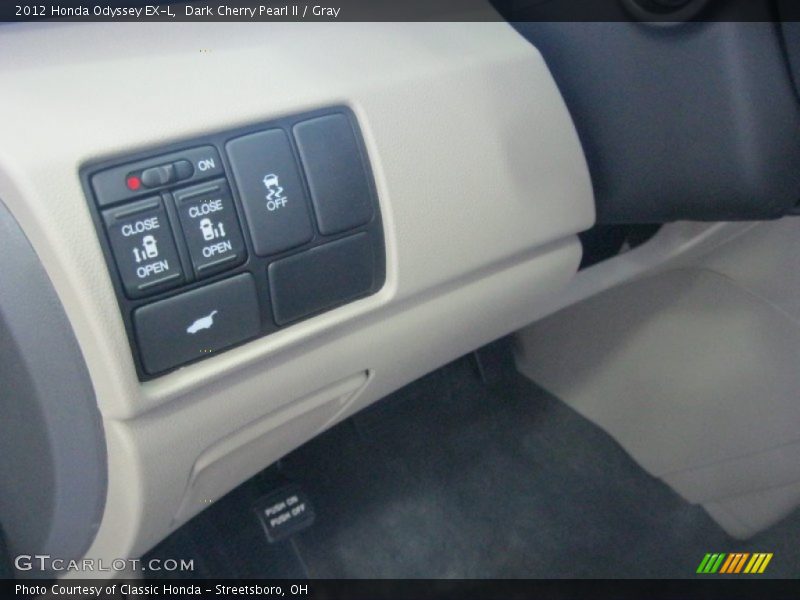 Dark Cherry Pearl II / Gray 2012 Honda Odyssey EX-L