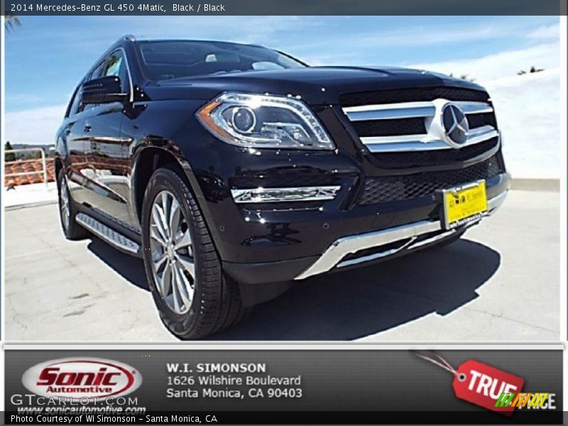 Black / Black 2014 Mercedes-Benz GL 450 4Matic