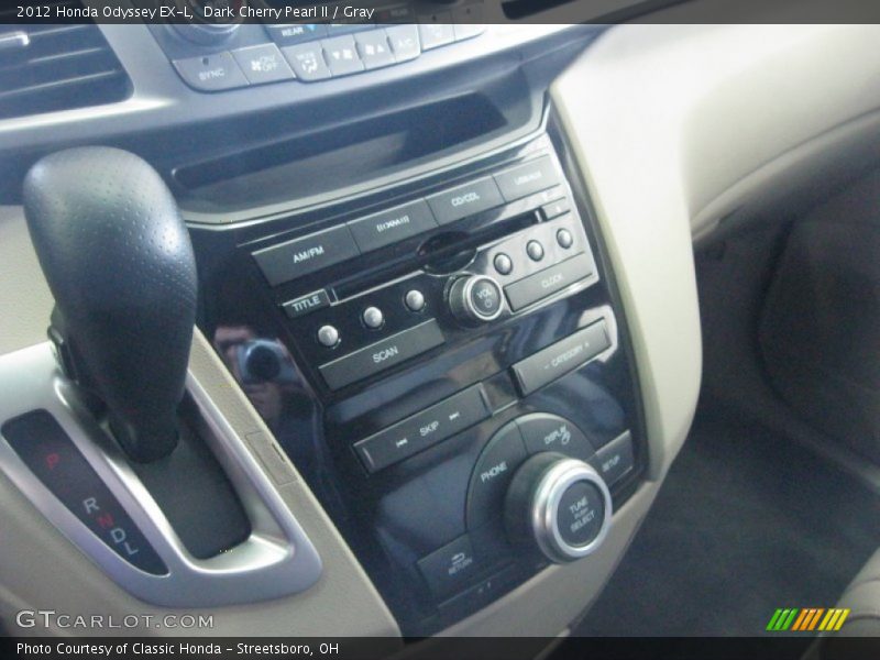 Dark Cherry Pearl II / Gray 2012 Honda Odyssey EX-L