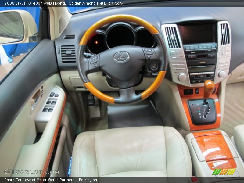 Golden Almond Metallic / Ivory 2008 Lexus RX 400h AWD Hybrid