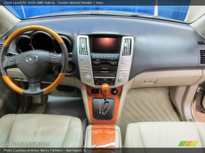 Golden Almond Metallic / Ivory 2008 Lexus RX 400h AWD Hybrid