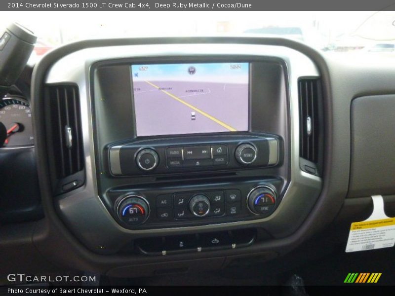 Deep Ruby Metallic / Cocoa/Dune 2014 Chevrolet Silverado 1500 LT Crew Cab 4x4