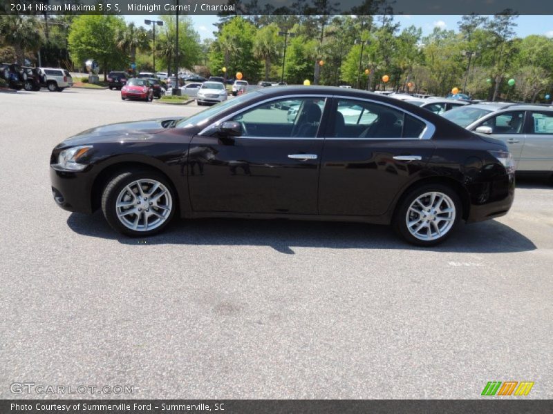 Midnight Garnet / Charcoal 2014 Nissan Maxima 3.5 S