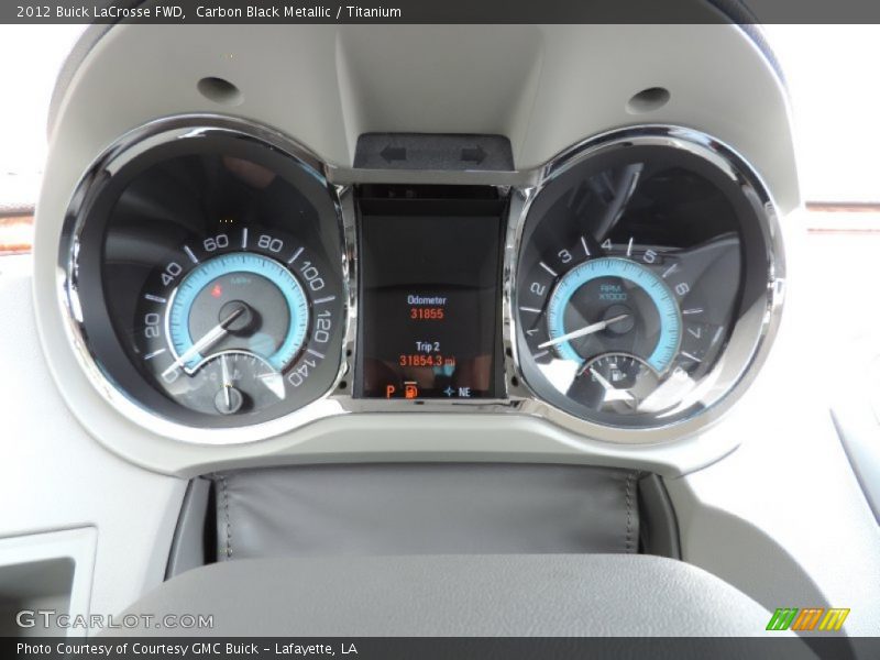 Carbon Black Metallic / Titanium 2012 Buick LaCrosse FWD