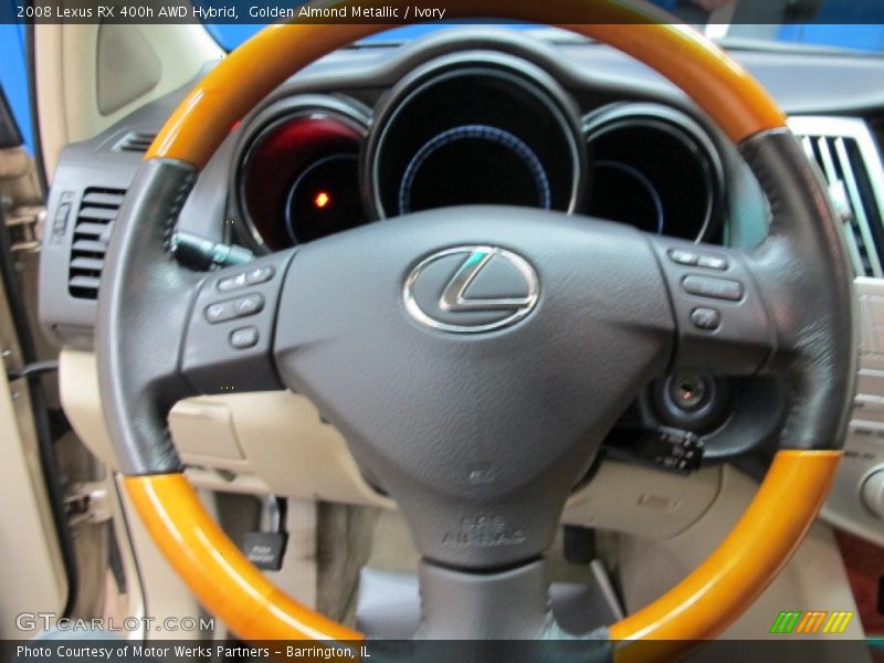 Golden Almond Metallic / Ivory 2008 Lexus RX 400h AWD Hybrid