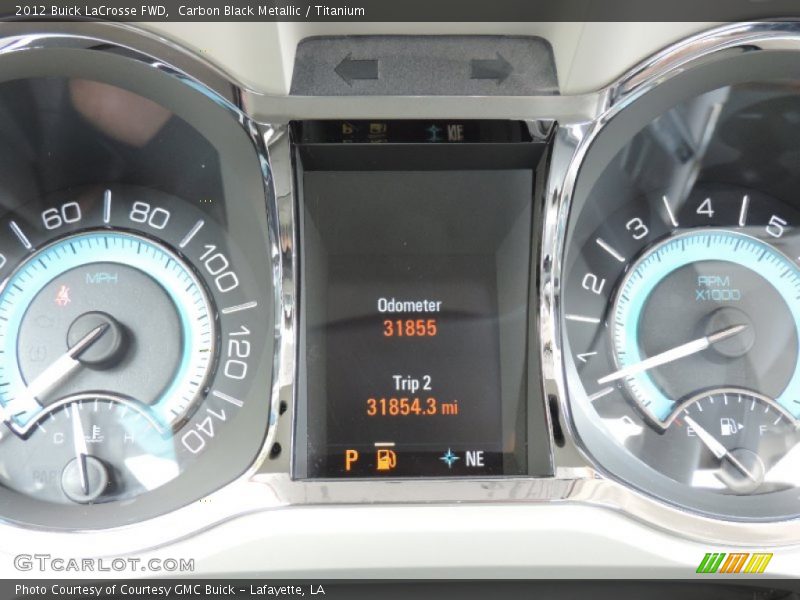 Carbon Black Metallic / Titanium 2012 Buick LaCrosse FWD