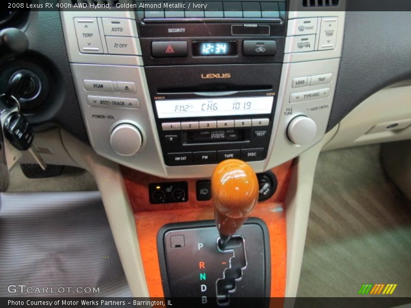 Golden Almond Metallic / Ivory 2008 Lexus RX 400h AWD Hybrid