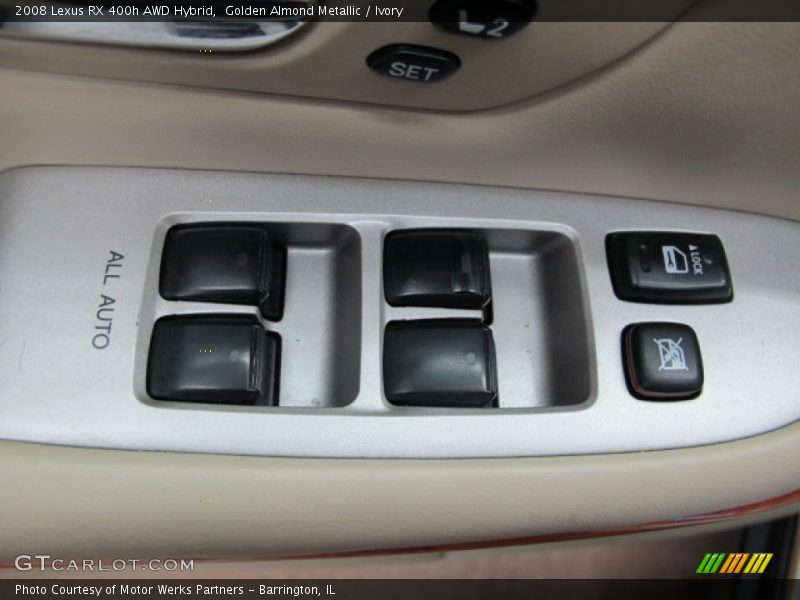 Golden Almond Metallic / Ivory 2008 Lexus RX 400h AWD Hybrid