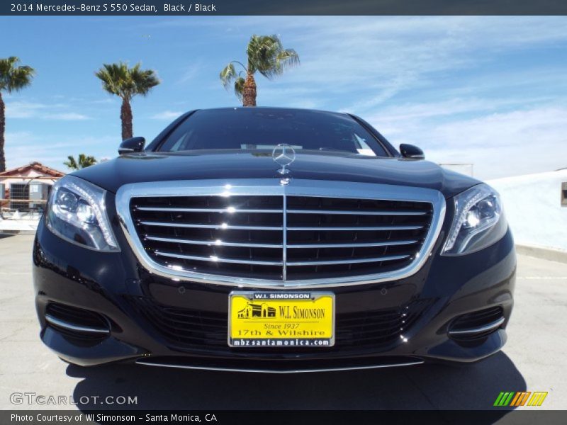 Black / Black 2014 Mercedes-Benz S 550 Sedan