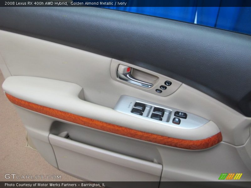Golden Almond Metallic / Ivory 2008 Lexus RX 400h AWD Hybrid