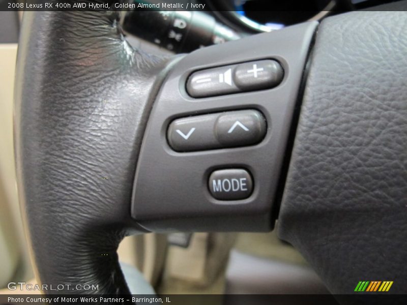 Golden Almond Metallic / Ivory 2008 Lexus RX 400h AWD Hybrid